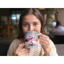 Ver imagem 2 de Caneca ECF Borboletas e Flores Branca Porcelana 325ml