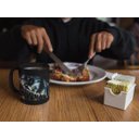 Ver imagem 2 de Caneca ECF Coringa Preta Porcelana 325ml