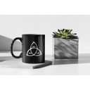 Ver imagem 3 de Caneca ECF Dark Preta Porcelana 325ml