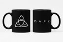 Ver imagem 1 de Caneca ECF Dark Preta Porcelana 325ml