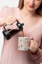 Ver imagem 2 de Caneca ECF Estampa de Café Branca Porcelana 325ml