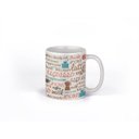 Ver imagem 1 de Caneca ECF Estampa de Café Branca Porcelana 325ml