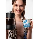 Ver imagem 2 de Caneca ECF Flores Azuis Branca Porcelana 325ml