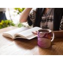 Ver imagem 3 de Caneca ECF Flores Roxas Branca Porcelana 325ml