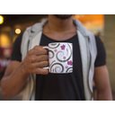 Ver imagem 4 de Caneca ECF Folhas Espirais Branca Porcelana 325ml