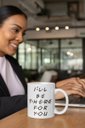 Ver imagem 2 de Caneca ECF ILL Be There For You Branca Porcelana 325ml