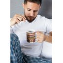 Ver imagem 2 de Caneca ECF Abstrato Arabescos Branca Porcelana 325ml