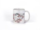 Ver imagem 1 de Caneca ECF Japonesa e Flores Branca Porcelana 325ml