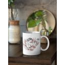 Ver imagem 2 de Caneca ECF Japonesa e Flores Branca Porcelana 325ml