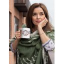 Ver imagem 3 de Caneca ECF Japonesa e Flores Branca Porcelana 325ml