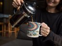 Ver imagem 2 de Caneca ECF Mandalas Branca Porcelana 325ml