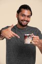 Ver imagem 3 de Caneca ECF Naruto Raposa de Nove Caudas Branca Porcelana 325ml