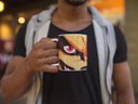 Ver imagem 2 de Caneca ECF Naruto Raposa de Nove Caudas Branca Porcelana 325ml