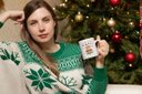 Ver imagem 2 de Caneca ECF Natal Feliz Branca Porcelana 325ml