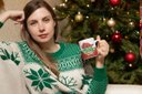 Ver imagem 2 de Caneca ECF Natal Papai Noel HoHoHo Branca Porcelana 325ml