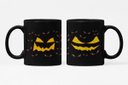 Ver imagem 1 de Caneca ECF Olhos de Abóbora Halloween Preta Porcelana 325ml