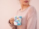 Ver imagem 3 de Caneca ECF Pinceladas de Tinta Branca Porcelana 325ml