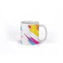 Ver imagem 1 de Caneca ECF Pinceladas de Tinta Branca Porcelana 325ml