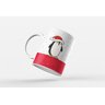 Caneca ECF Pinguim Então é Natal Branca Porcelana 325ml - 1