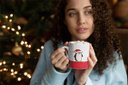 Ver imagem 3 de Caneca ECF Pinguim Então é Natal Branca Porcelana 325ml