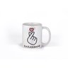 Caneca ECF Saranghae Branca Porcelana 325ml - 1