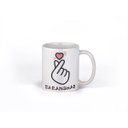 Ver imagem 1 de Caneca ECF Saranghae Branca Porcelana 325ml