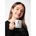 Ver imagem 3 de Caneca ECF Saranghae Branca Porcelana 325ml