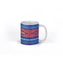 Ver imagem 1 de Caneca ECF Tapete Azul Branca Porcelana 325ml