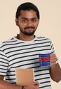 Ver imagem 4 de Caneca ECF Tapete Azul Branca Porcelana 325ml