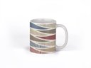 Ver imagem 1 de Caneca ECF Triângulos Branca Porcelana 325ml