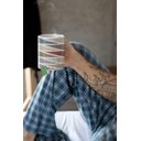 Ver imagem 3 de Caneca ECF Triângulos Branca Porcelana 325ml