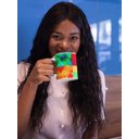 Ver imagem 2 de Caneca ECF Triângulos Coloridos Branca Porcelana 325ml