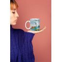 Ver imagem 2 de Caneca ECF Viagem ao Redor do Mundo Branca Porcelana 325ml