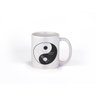 Caneca ECF Yin Yang e Agulhas de Acupuntura Branca Porcelana 325ml - 1
