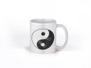 Ver imagem 1 de Caneca ECF Yin Yang e Agulhas de Acupuntura Branca Porcelana 325ml