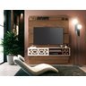 Painel para TV Zurique Naturale com Off White - EDN Móveis - 2