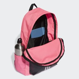 Mochila Adidas Classic Badge Of Sport 3-stripes - Rosa+preto - 3