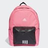 Mochila Adidas Classic Badge Of Sport 3-stripes - Rosa+preto - 1