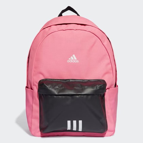 Mochila Adidas Classic Badge Of Sport 3-stripes - Rosa+preto