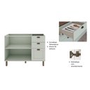 Ver imagem 6 de Cozinha Completa Iluminata 6 Portas 3 Gavetas 100% MDF Mint/Ébano - Genialflex