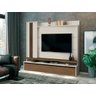 Home Theater Cenario Off White com Naturale - Edn Móveis - 2