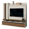 Home Theater Cenario Off White com Naturale - Edn Móveis - 1