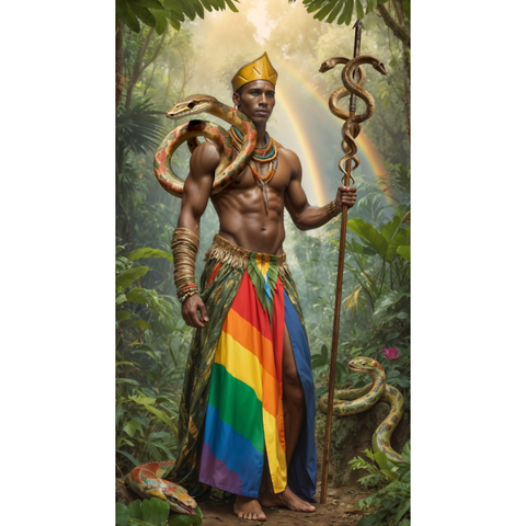 Adesivos Orixás Realista:oxumarê