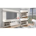 Ver imagem 3 de Rack com Painel Arizona 220cm 1T Off White - Móveisaqui