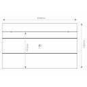 Ver mais imagens de Rack com Painel Arizona 220cm 1T Off White - Móveisaqui