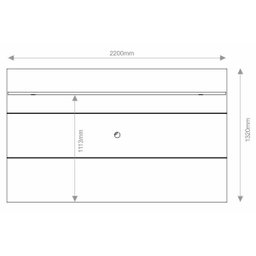 Rack com Painel Arizona 220cm 1T Off White - Móveisaqui - 8