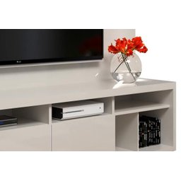 Rack com Painel Arizona 220cm 1T Off White - Móveisaqui - 5