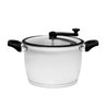 Pipoqueira Tramontina Allegra Aço Inox Indução 22cm 5,6 Litros Tampa de Vidro - 1