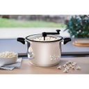 Ver imagem 4 de Pipoqueira Tramontina Allegra Aço Inox Indução 22cm 5,6 Litros Tampa de Vidro