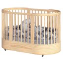 Ver imagem 1 de Berço Redondo Evolutivo Crescer 3 em 1 Coleção Wave Divicar - nature
